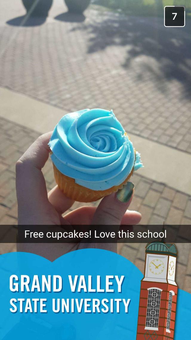 Students sent in photos of their Founders Day cupcakes